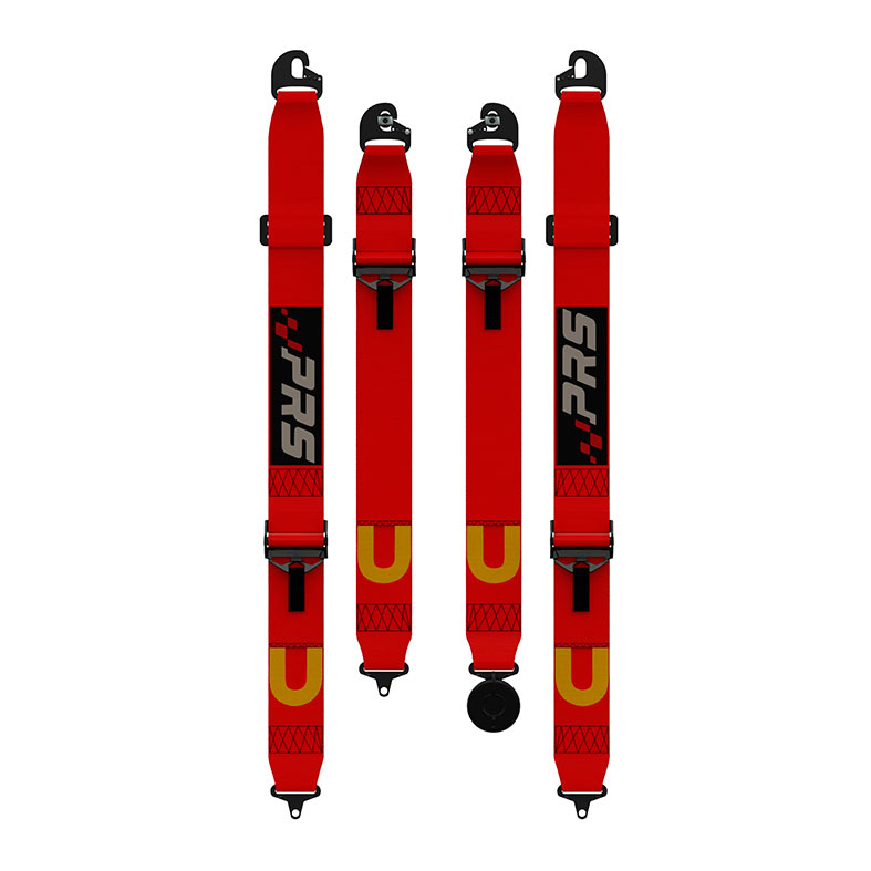 Cinto de Seguranca 4 Pontos Pro Racing MOT0500, Vermelho, MOT0500 - miniatura 3