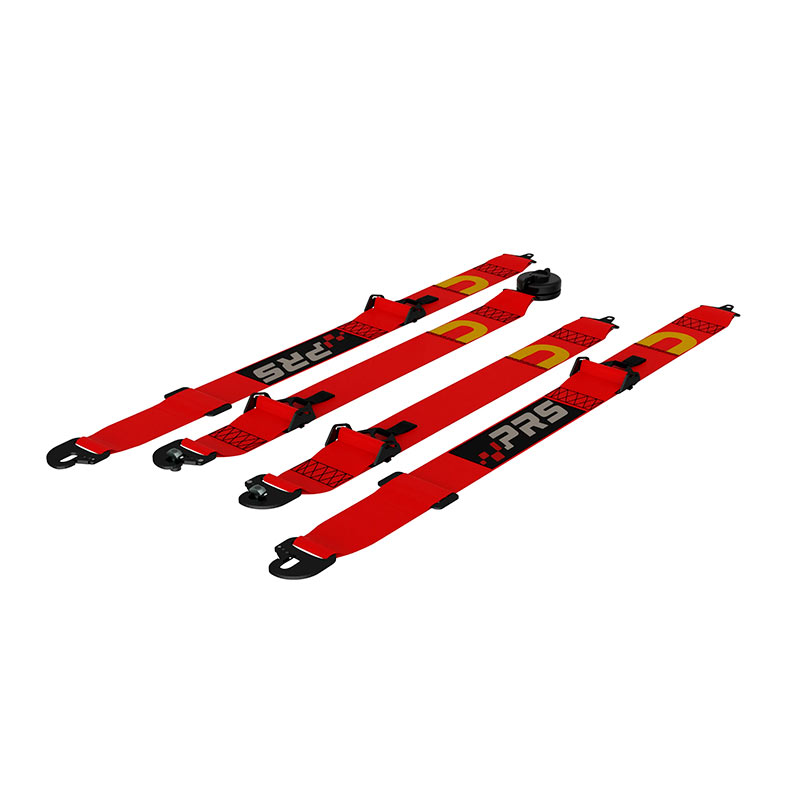 Cinto de Seguranca 4 Pontos Pro Racing MOT0500, Vermelho, MOT0500 - miniatura 6