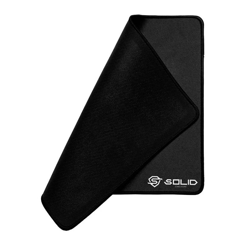 Mousepad Solid Gear M, 360x300x3mm, Preto, MP-100-BK - miniatura 3