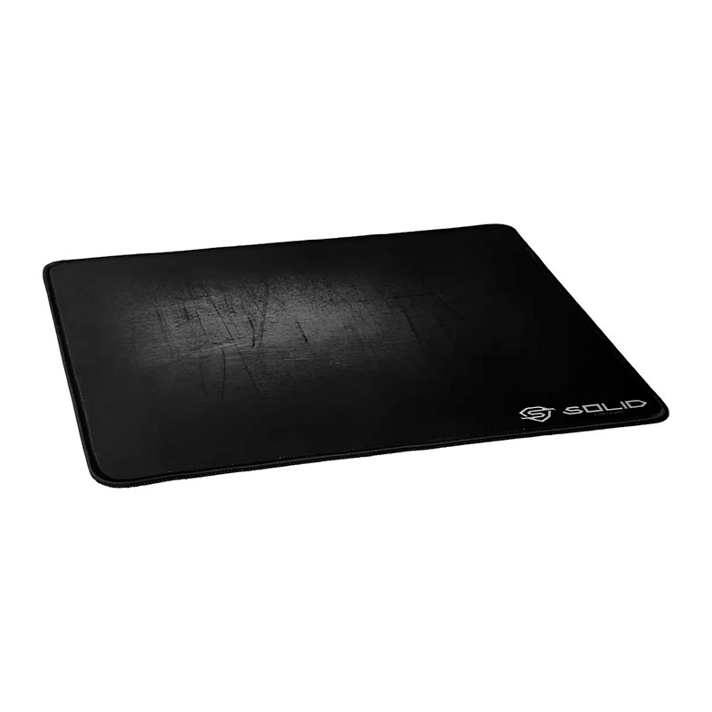 Mousepad Solid Gear L, 450x400x3mm, Preto, MP-200-BK - miniatura 3