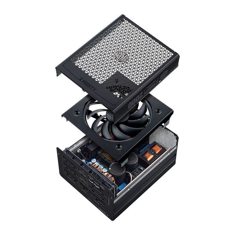 Fonte Cooler Master X Mighty, 2000W, Full Modular, 80 Plus Platinum, Preto, MPS-K001-AFBP-NBWO - miniatura 6