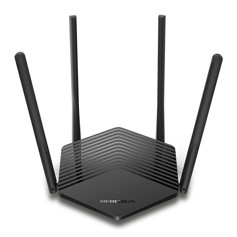 Roteador Mercusys MR60X, Gigabit AX1500, Dual Band, 4 Antenas, Preto, MR60X - imagem 1