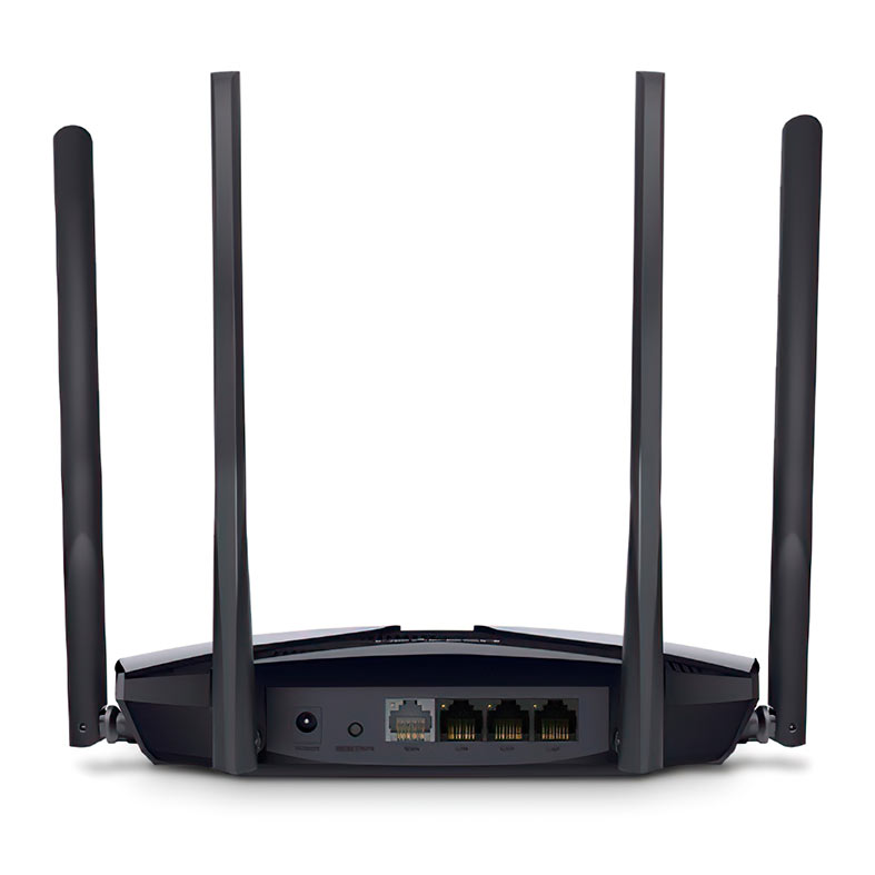 Roteador Mercusys MR70X, AX1800 WiFi6, Dual Band, 4 Antenas, Preto, MR70X - miniatura 4