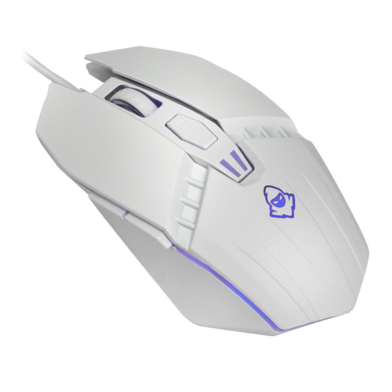 Combo Gamer Mancer ORC V2 4x1, Rainbow, Teclado ABNT2, Mouse 6400DPI, Mousepad Pequeno, Headset Drivers 40mm, Branco, MRC-ORC2-WH01 - miniatura 6