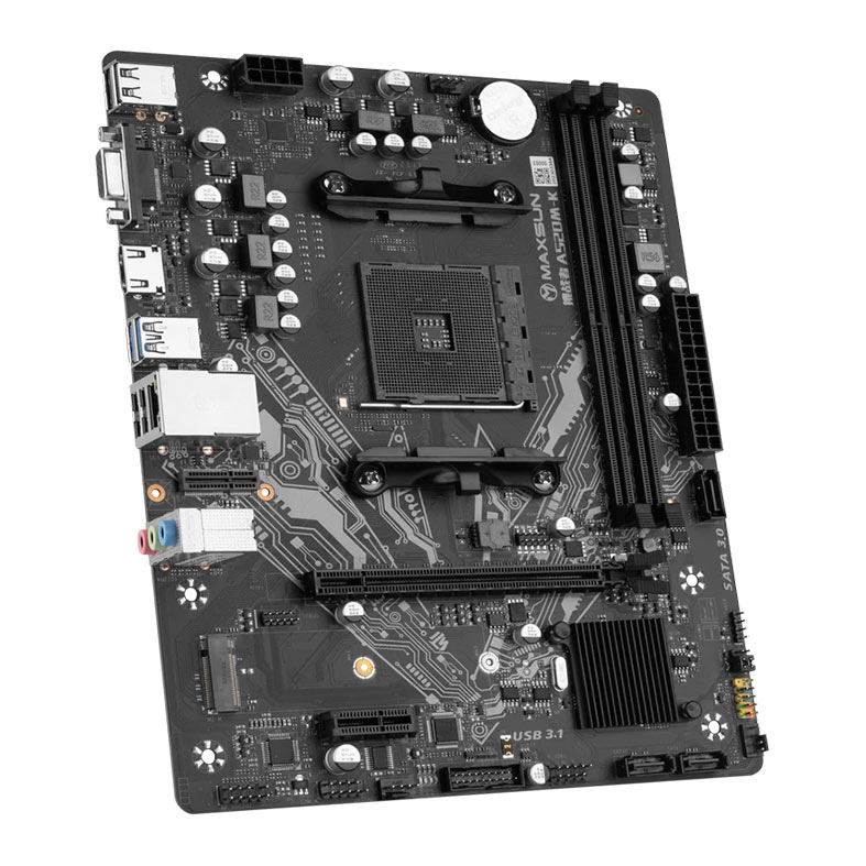 Placa Mae Maxsun Challenger A520M-K, DDR4, Socket AMD AM4, M-ATX, Chipset AMD A520, MS-CHALLENGER-A520MK - miniatura 4