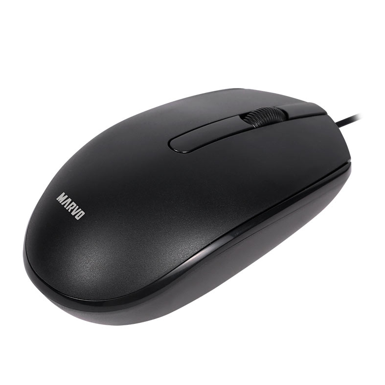 Mouse Marvo MS003, 1000DPI, 3 Botoes, Preto, MS003-BK - miniatura 3