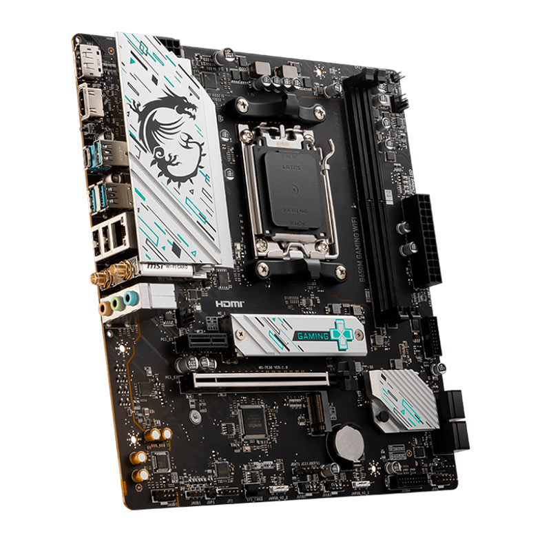 Placa Mae MSI B650M Gaming WiFi, DDR5, Socket AMD AM5, M-ATX, Chipset AMD B650, MSI-B650M-GAMING-WIFI - miniatura 4