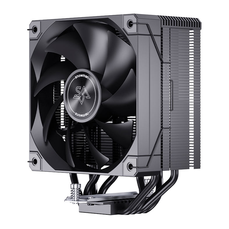 PRE VENDA - Cooler Para Processador Snowman MT4 V4, 125mm, Preto, MT4-V4D-BK - miniatura 4
