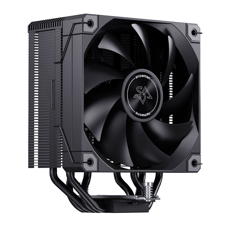 PRE VENDA - Cooler Para Processador Snowman MT4 V4, 125mm, Preto, MT4-V4D-BK - miniatura 3