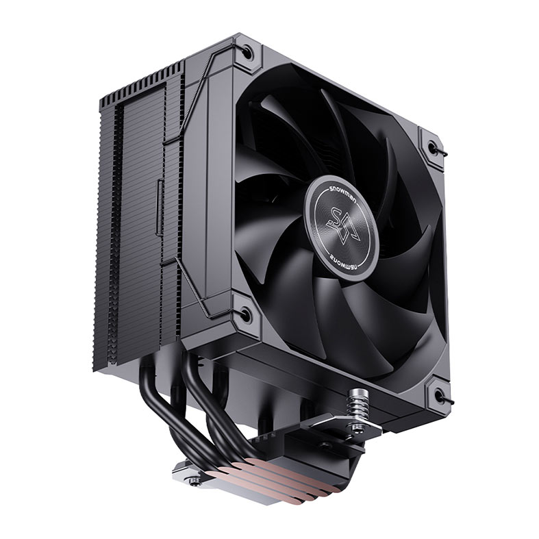 PRE VENDA - Cooler Para Processador Snowman MT4 V4, 125mm, Preto, MT4-V4D-BK - miniatura 9