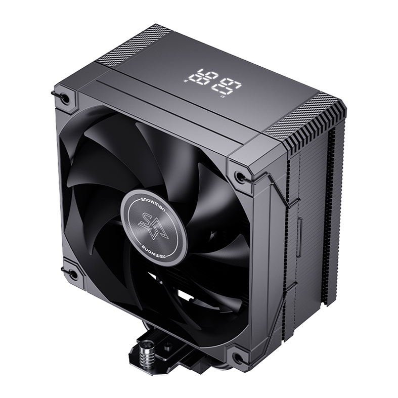 PRE VENDA - Cooler Para Processador Snowman MT4 V4, 125mm, Preto, MT4-V4D-BK - miniatura 5