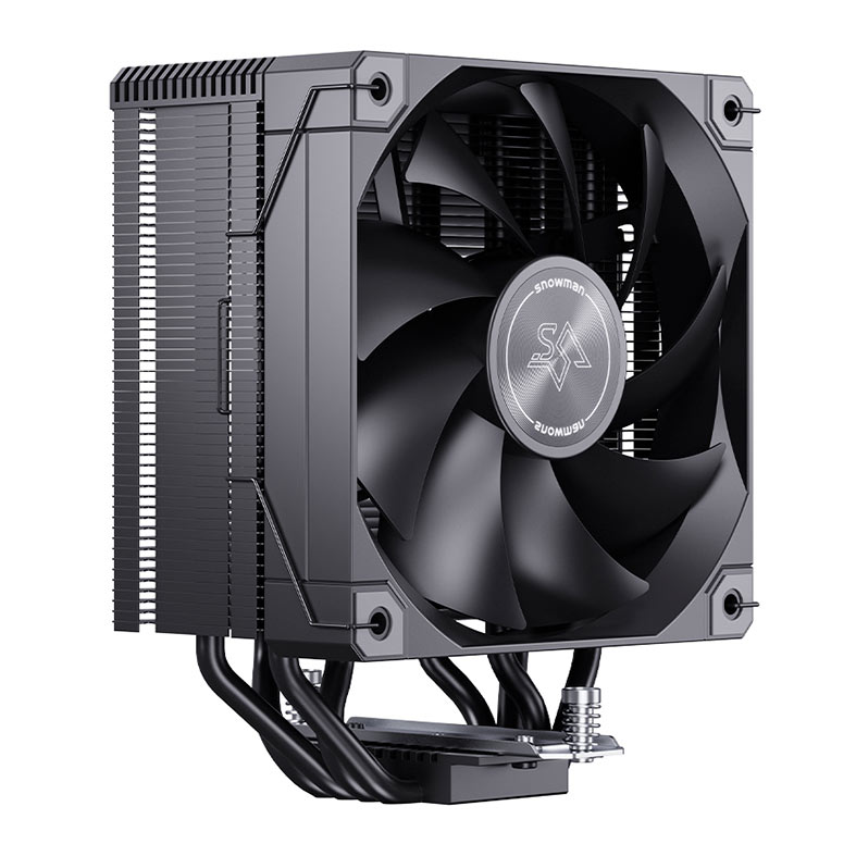 PRE VENDA - Cooler Para Processador Snowman MT4 V4, 125mm, Preto, MT4-V4D-BK - miniatura 6