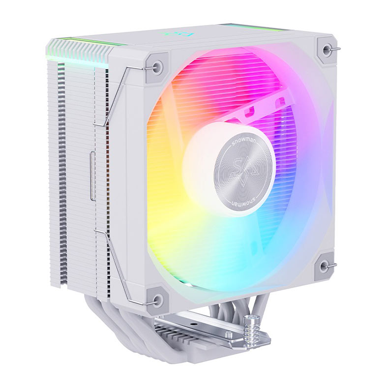 PRE VENDA - Cooler Para Processador Snowman MT6 V4, ARGB, 120mm, Branco, MT6-V4-WH-ARGB - miniatura 3