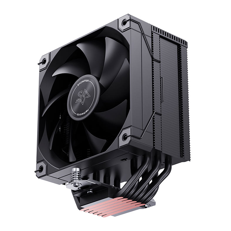 PRE VENDA - Cooler Para Processador Snowman MT6 V4, 125mm, Preto, MT6-V4D-BK - miniatura 11