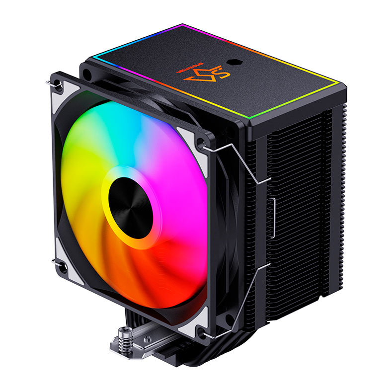 PRE VENDA - Cooler Para Processador Snowman MT620, ARGB, 125mm, Preto, MT620-BK-ARGB - miniatura 6