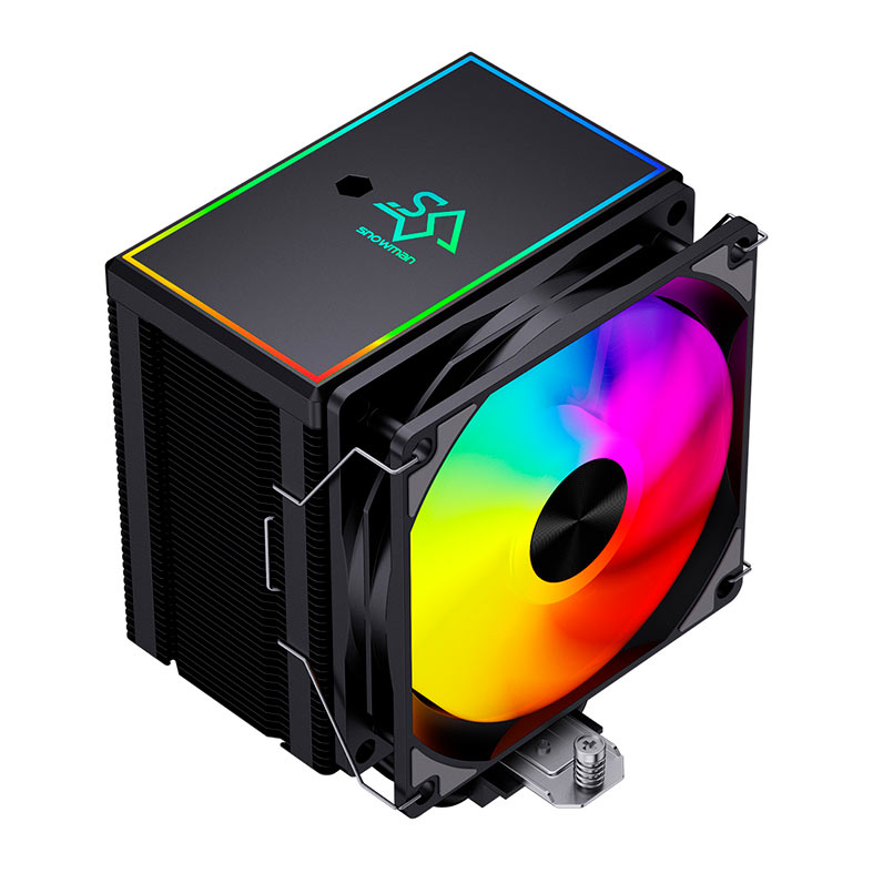 PRE VENDA - Cooler Para Processador Snowman MT620, ARGB, 125mm, Preto, MT620-BK-ARGB - miniatura 5