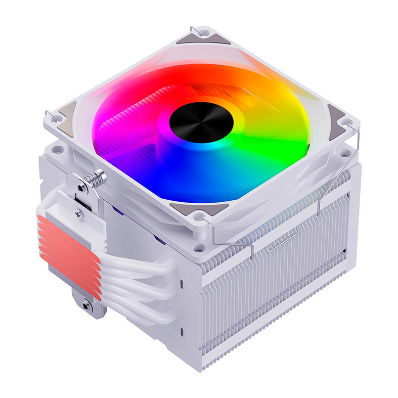 PRE VENDA - Cooler Para Processador Snowman MT620, ARGB, 125mm, Branco, MT620-WH-ARGB - miniatura 8