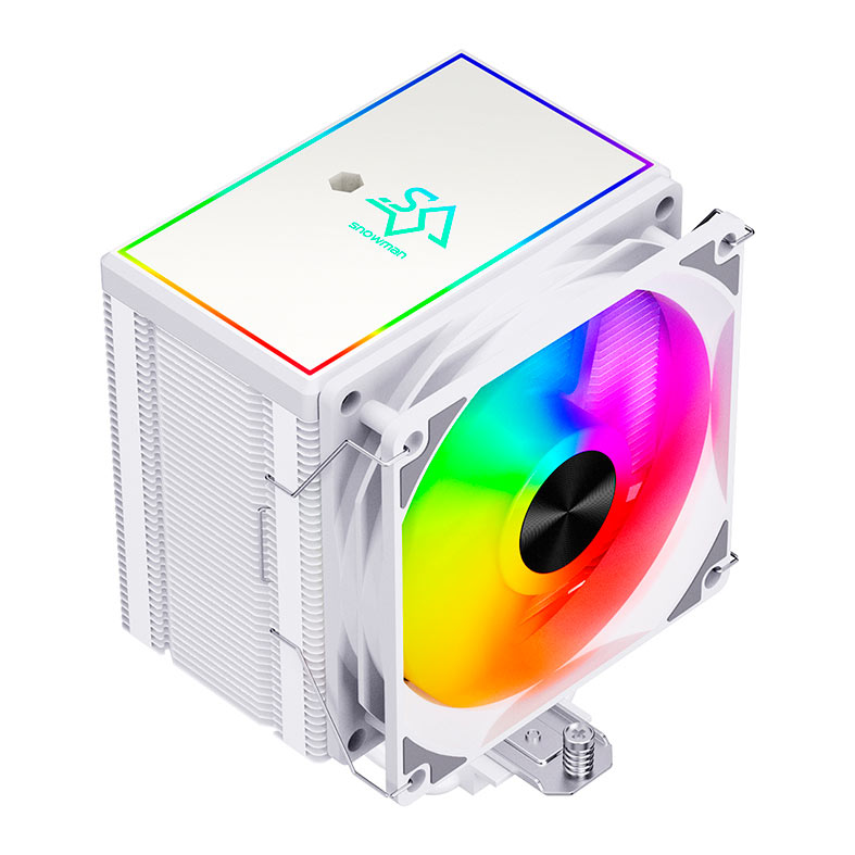 PRE VENDA - Cooler Para Processador Snowman MT620, ARGB, 125mm, Branco, MT620-WH-ARGB - miniatura 7