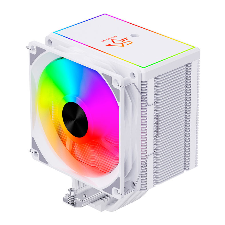 PRE VENDA - Cooler Para Processador Snowman MT620, ARGB, 125mm, Branco, MT620-WH-ARGB - miniatura 3