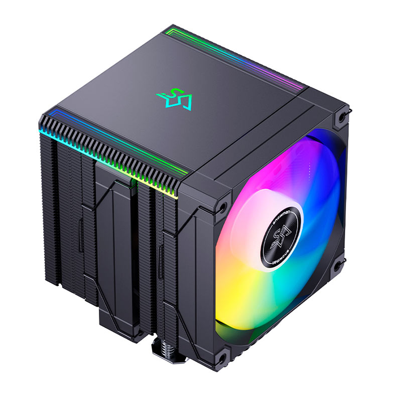 PRE VENDA - Cooler Para Processador Snowman MT660 V4, ARGB, 2x120mm, Preto, MT660-V4-BK-ARGB - miniatura 5