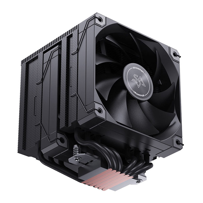 PRE VENDA - Cooler Para Processador Snowman MT660 V4, 2x120mm, Preto, MT660-V4-BK - miniatura 4