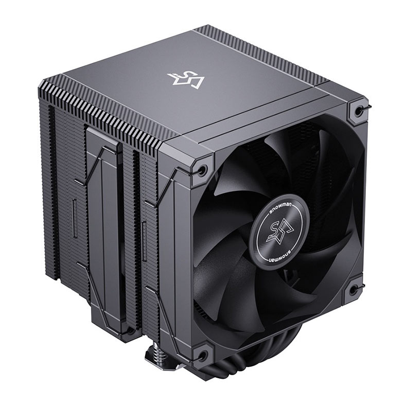 PRE VENDA - Cooler Para Processador Snowman MT660 V4, 2x120mm, Preto, MT660-V4-BK - miniatura 5