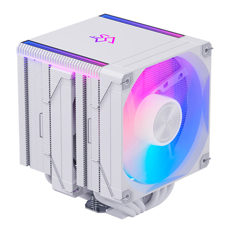 PRE VENDA - Cooler Para Processador Snowman MT660 V4, ARGB, 2x120mm, Branco, MT660-V4-WH-ARGB - miniatura 3