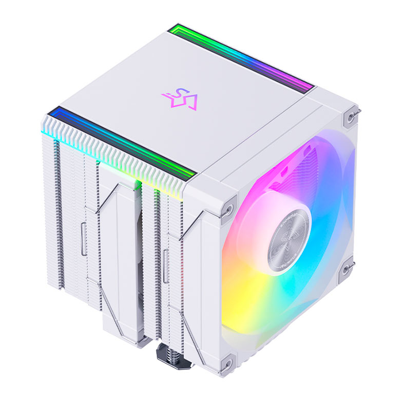 PRE VENDA - Cooler Para Processador Snowman MT660 V4, ARGB, 2x120mm, Branco, MT660-V4-WH-ARGB - miniatura 5