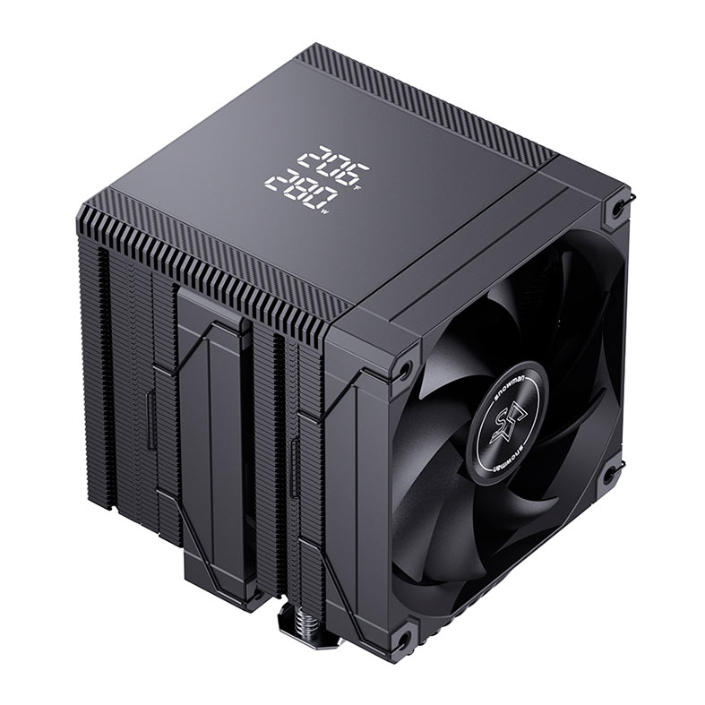 PRE VENDA - Cooler Para Processador Snowman MT660 V4, 2x120mm, Preto, MT660-V4D-BK - miniatura 8