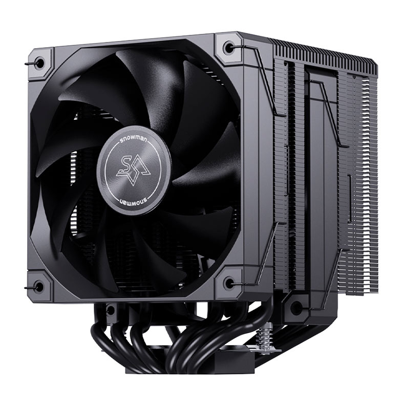 PRE VENDA - Cooler Para Processador Snowman MT660 V4, 2x120mm, Preto, MT660-V4D-BK - miniatura 3