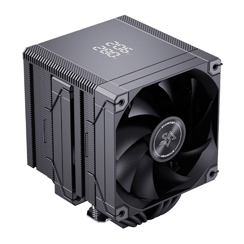 PRE VENDA - Cooler Para Processador Snowman MT660 V4, 2x120mm, Preto, MT660-V4D-BK - miniatura 6