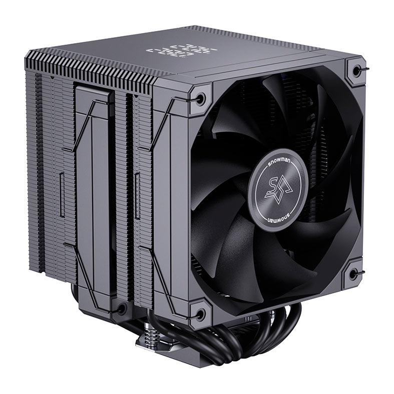 PRE VENDA - Cooler Para Processador Snowman MT660 V4, 2x120mm, Preto, MT660-V4D-BK - miniatura 5