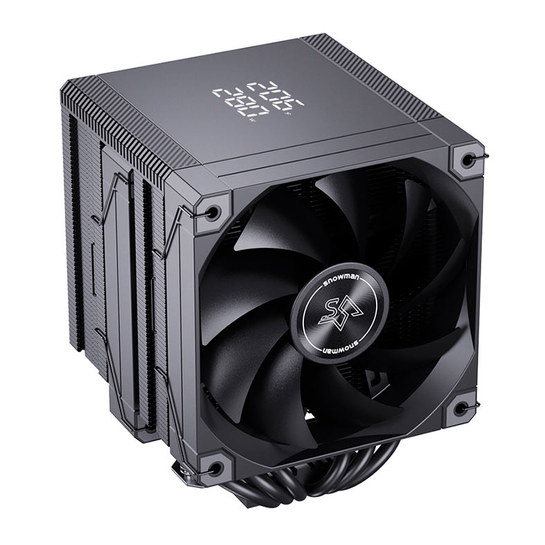 PRE VENDA - Cooler Para Processador Snowman MT660 V4, 2x120mm, Preto, MT660-V4D-BK - miniatura 9