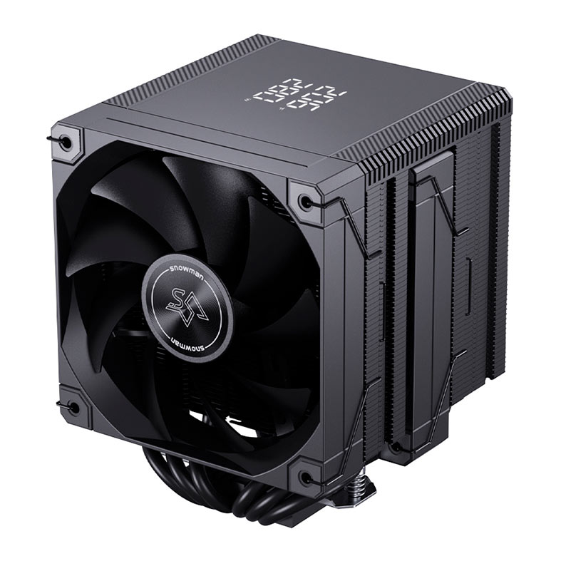 PRE VENDA - Cooler Para Processador Snowman MT660 V4, 2x120mm, Preto, MT660-V4D-BK - miniatura 4