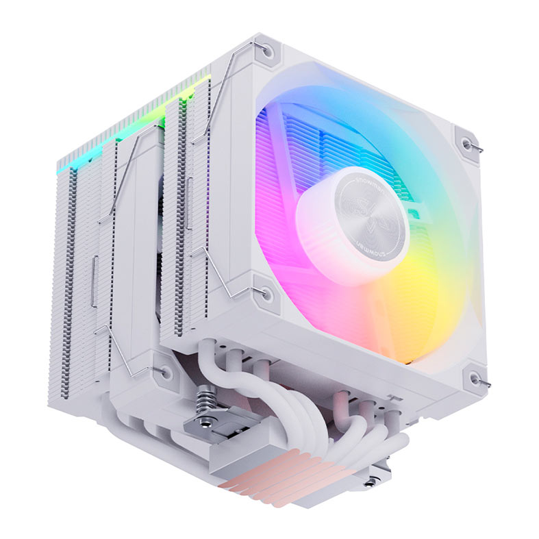 PRE VENDA - Cooler Para Processador Snowman MT660 V4, ARGB, 2x120mm, Branco, MT660-V4D-WH-ARGB - miniatura 9