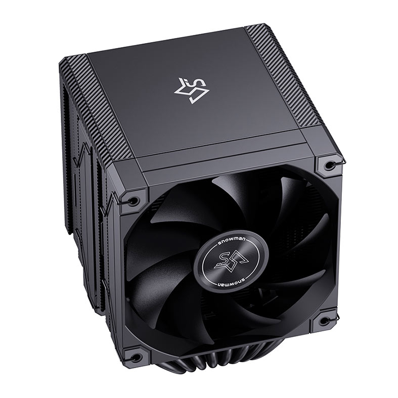 PRE VENDA - Cooler Para Processador Snowman MT880 V4, 2x120mm, Preto, MT880-V4-BK - miniatura 8