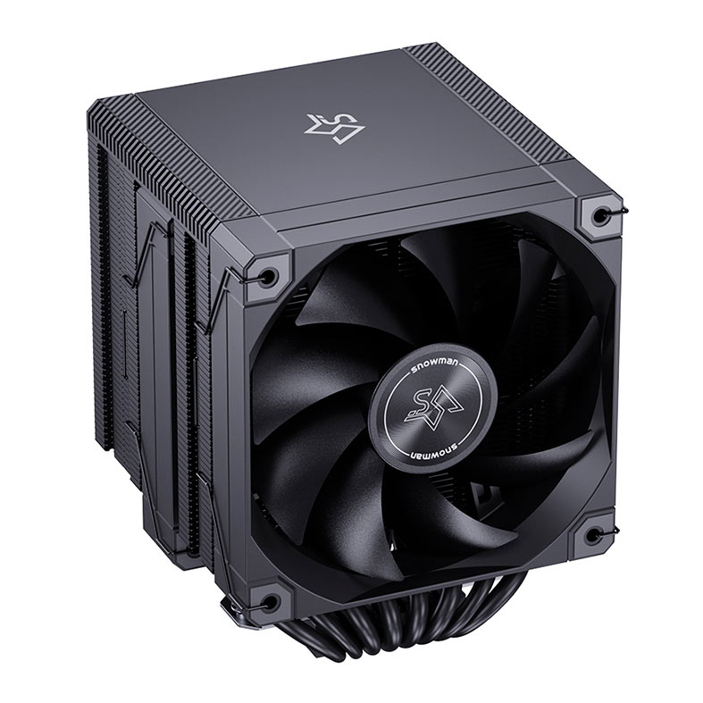 PRE VENDA - Cooler Para Processador Snowman MT880 V4, 2x120mm, Preto, MT880-V4-BK - miniatura 6