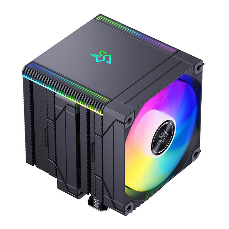 PRE VENDA - Cooler Para Processador Snowman MT880 V4, ARGB, 2x120mm, Preto, MT880-V4-BK-ARGB - miniatura 3