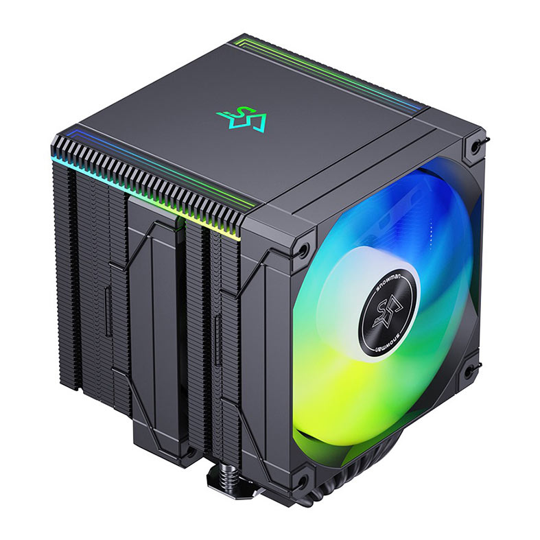 PRE VENDA - Cooler Para Processador Snowman MT880 V4, ARGB, 2x120mm, Preto, MT880-V4-BK-ARGB - miniatura 5