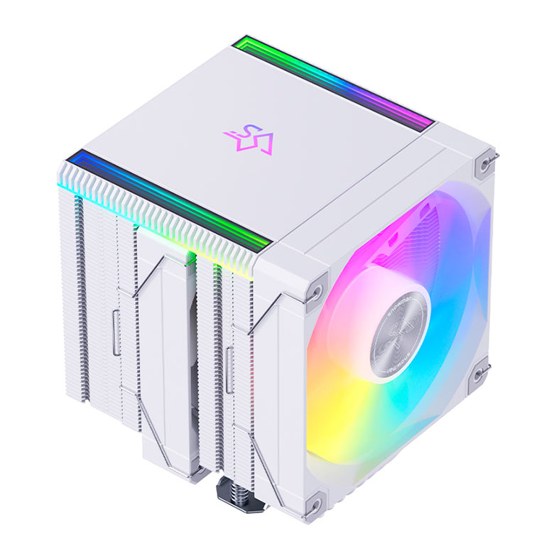 PRE VENDA - Cooler Para Processador Snowman MT880 V4, ARGB, 2x120mm, Branco, MT880-V4-WH-ARGB - miniatura 7