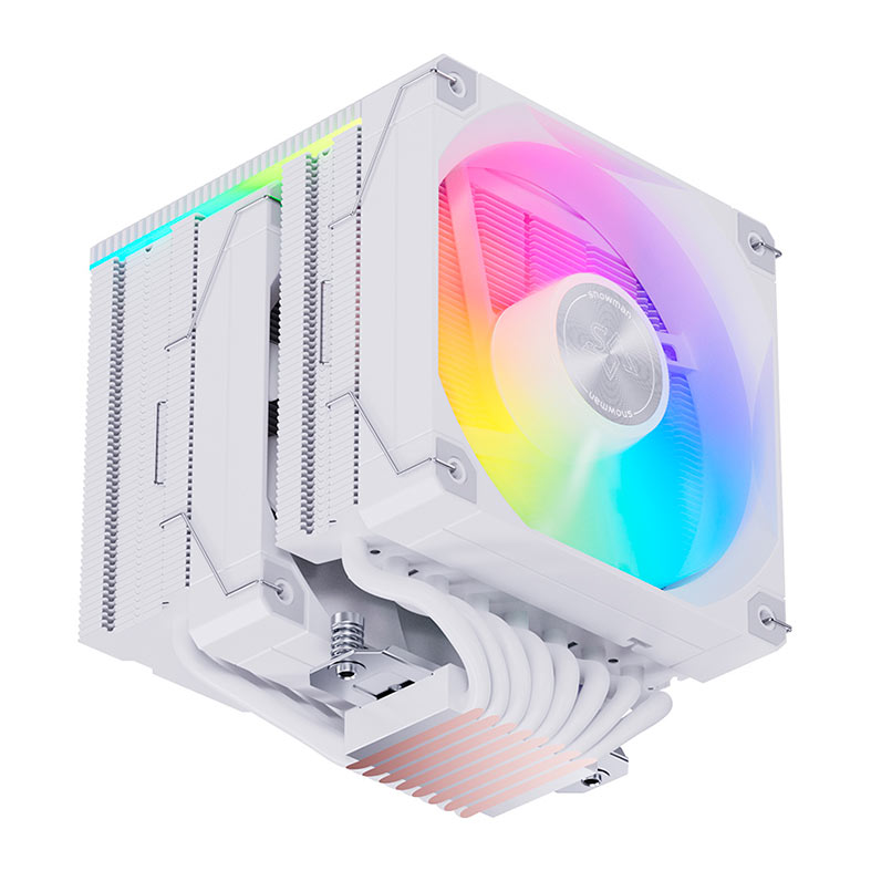 PRE VENDA - Cooler Para Processador Snowman MT880 V4, ARGB, 2x120mm, Branco, MT880-V4-WH-ARGB - miniatura 10