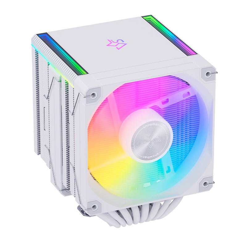 PRE VENDA - Cooler Para Processador Snowman MT880 V4, ARGB, 2x120mm, Branco, MT880-V4-WH-ARGB - miniatura 3