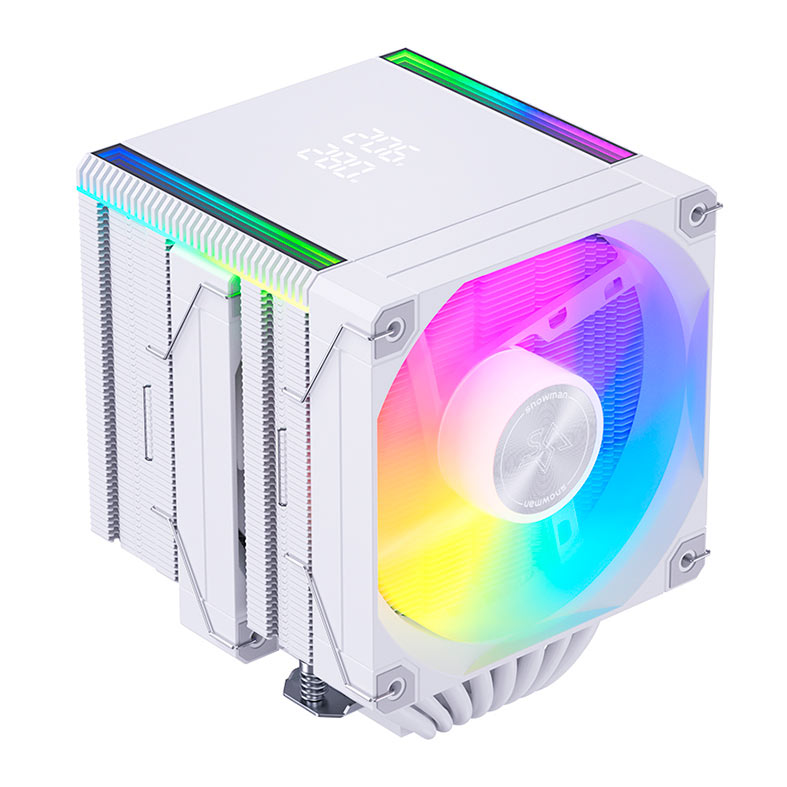 PRE VENDA - Cooler Para Processador Snowman MT880 V4, ARGB, 2x120mm, Branco, MT880-V4D-WH-ARGB - miniatura 3