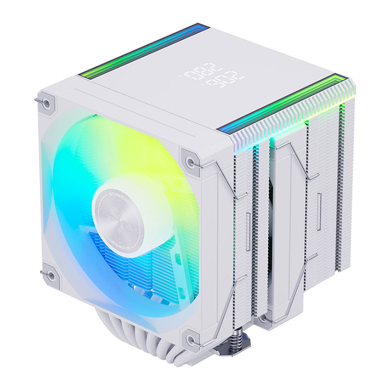 PRE VENDA - Cooler Para Processador Snowman MT880 V4, ARGB, 2x120mm, Branco, MT880-V4D-WH-ARGB - miniatura 7