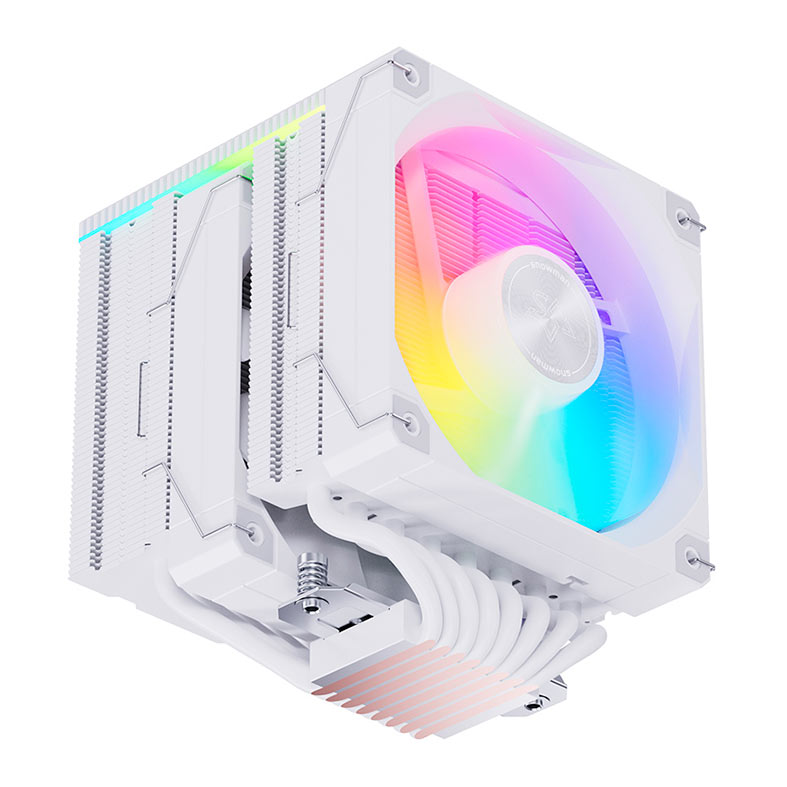 PRE VENDA - Cooler Para Processador Snowman MT880 V4, ARGB, 2x120mm, Branco, MT880-V4D-WH-ARGB - miniatura 8