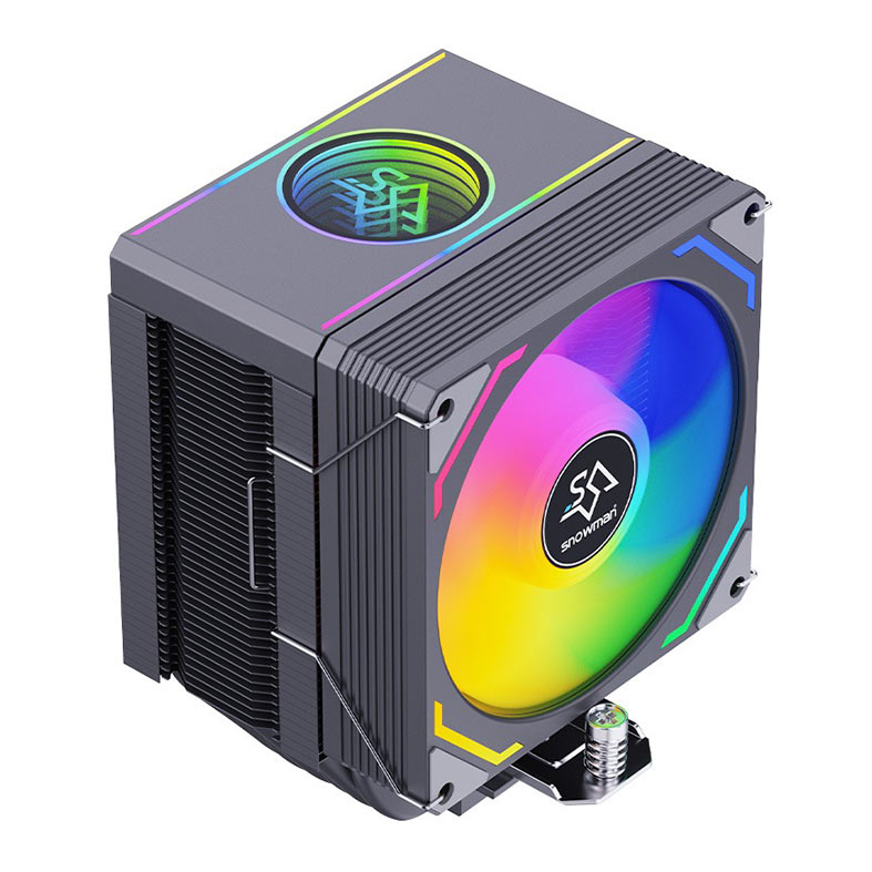 Cooler Para Processador Snowman MX96-V3, ARGB, 92mm, Preto, MX96-V3-BK-ARGB - miniatura 3