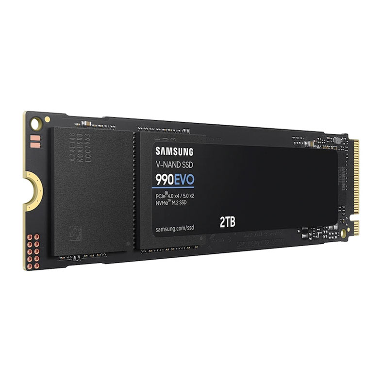 SSD Samsung 990 Evo, 2TB, M.2 2280, PCIe NVMe, Leitura 5000MB/s, Gravacao 4200MB/s, MZ-V9E2T0B-AM - miniatura 3