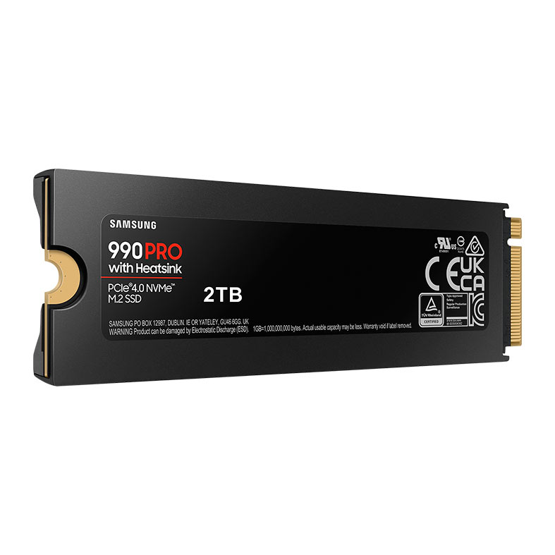 SSD Samsung 990 PRO com Heatsink, 2TB, M.2 2280, PCIe NVMe, Leitura 7450 MB/s, Gravacao 6900 MB/s, MZ-V9P2T0CW - miniatura 5