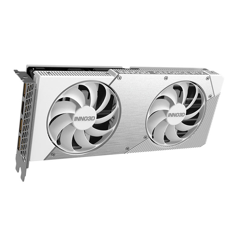 Placa de Video INNO3D GeForce RTX 5060 Ti Twin X2 OC White, 8GB, GDDR7, 128-bit, N506T2-08D7X-193075W - PRE VENDA