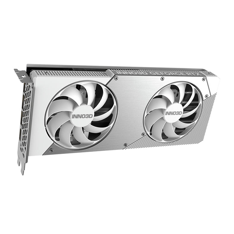 Placa de Video INNO3D GeForce RTX 5070 Twin X2 OC White, 12GB, GDDR7, 192-bit, N50702-12D7X-195064W-NAC - imagem 1